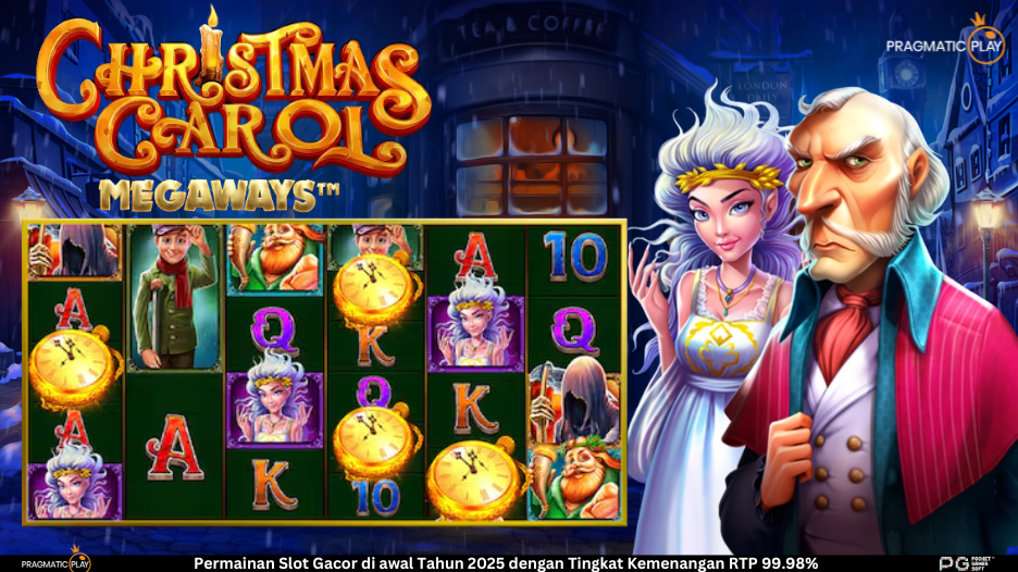 Christmas Carol Megaways: Slot Bertema Natal & penuh kejutan